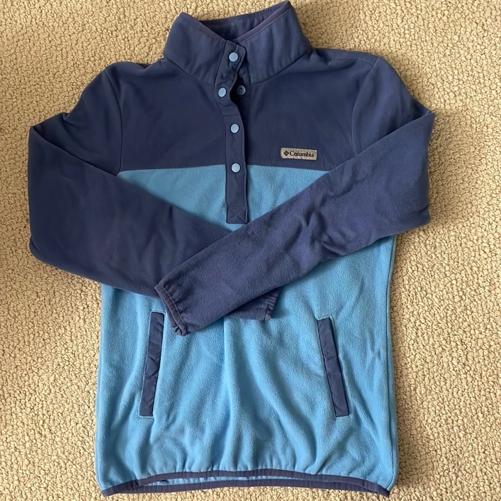 Columbia Half Button Sweater